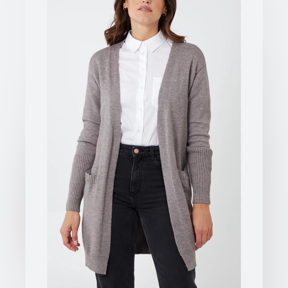 Max Studio | Hooded Cashmere Open Cardigan
